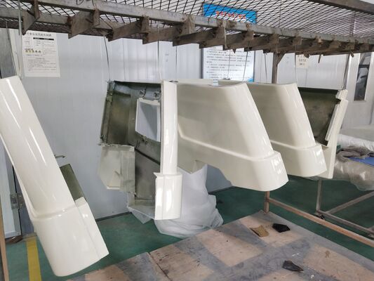 Fiberglass engineering vehicle shell mold Custom FRP/GRP construction truck bumper