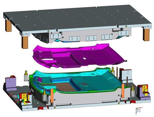Προσαρμοσμένο SMC στύση Molding FRP αυτοκινήτων και λεωφορείων Μέρη εσωτερικό εξωτερικό Τρίμ OEM / ODM